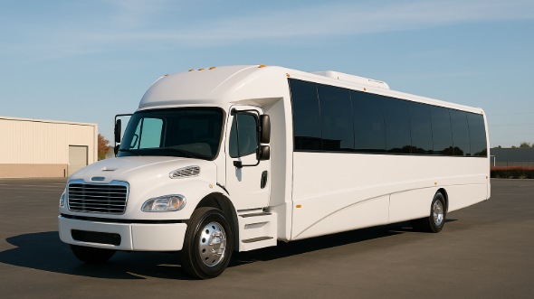 Exterior of Charter Bus Company Huntersville's 18 Passenger Minibus in Huntersville