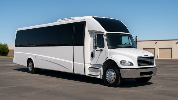 huntersville 28 passenger minibus