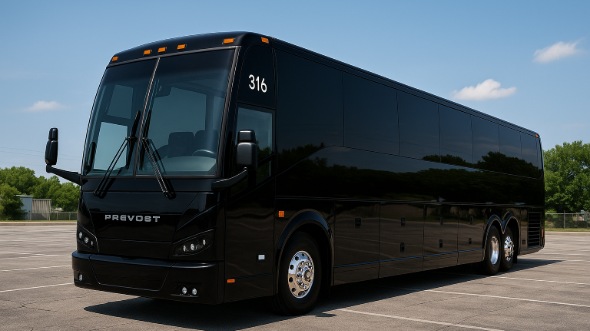 huntersville 50 passenger charter bus