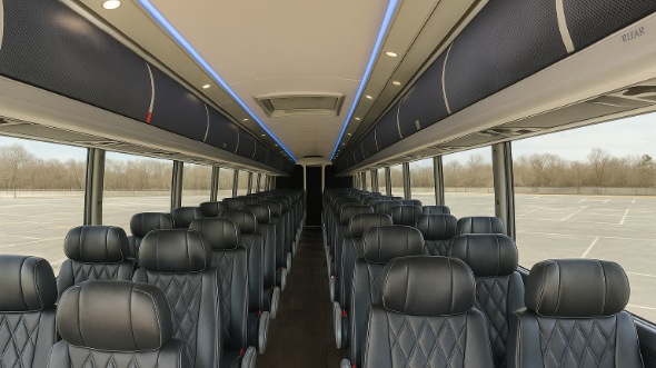 huntersville 56 passenger charter bus rental