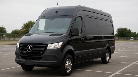 huntersville sprinter van with driver